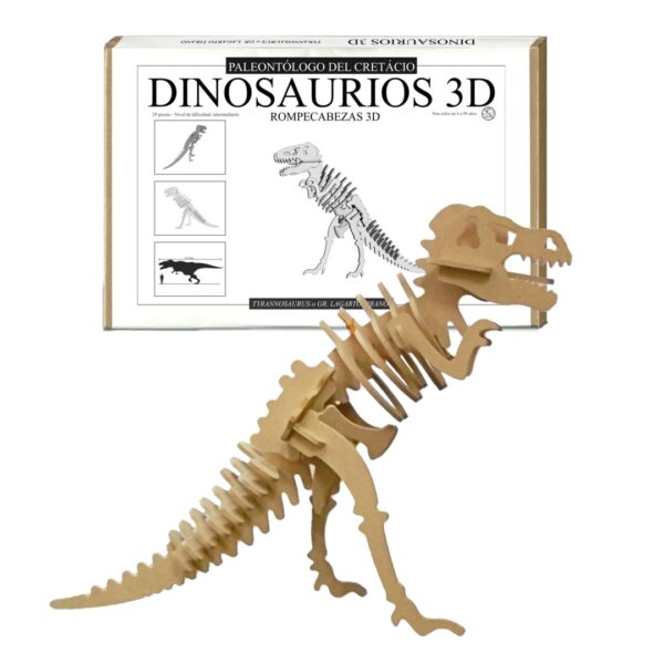 Rompecabezas 3D - Tyranossaurio Rex